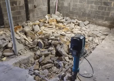 Basement Repair Before 2